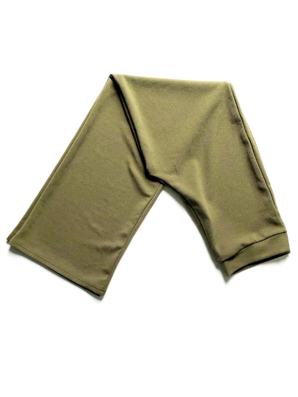 NWT Revamped Green High Waist Wide Leg Knit Pants Size Medium